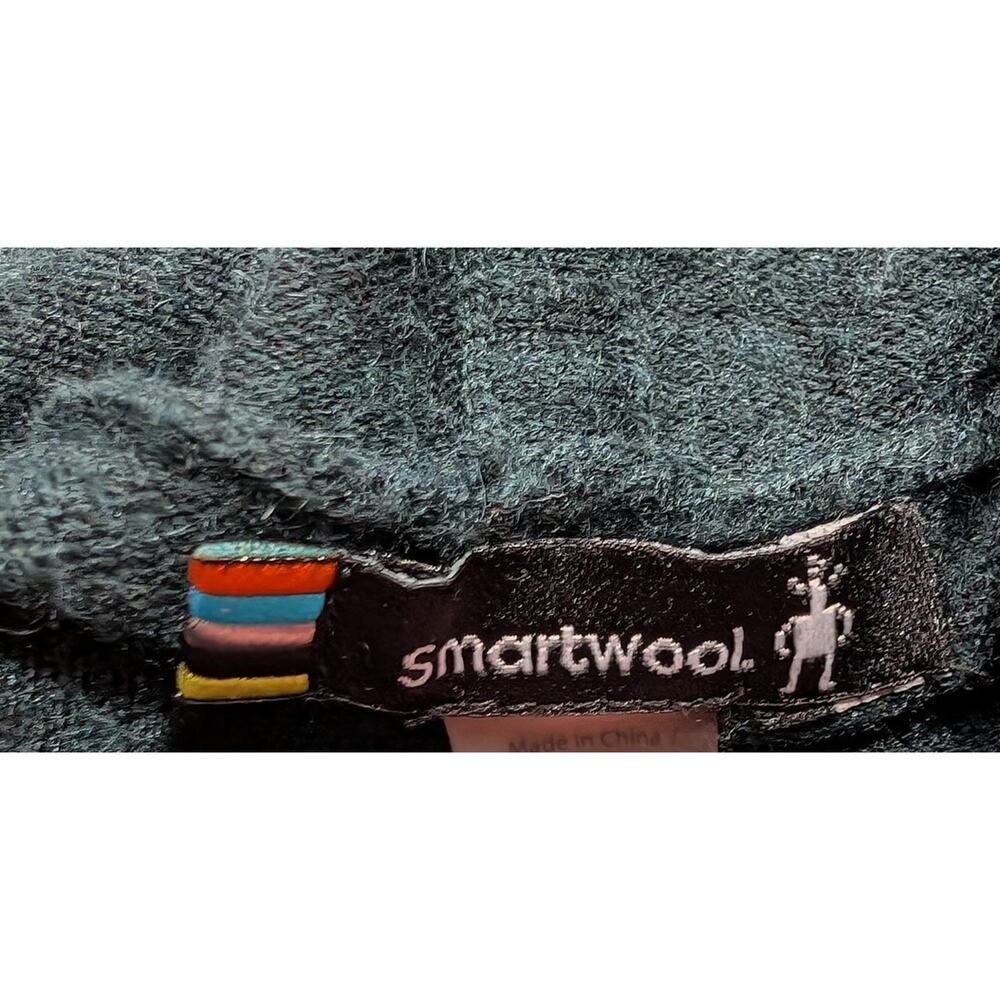 Smartwool Sweater Hoodie Shadow Pine Green Black Pullover Women's Size M - Picture 7 of 11